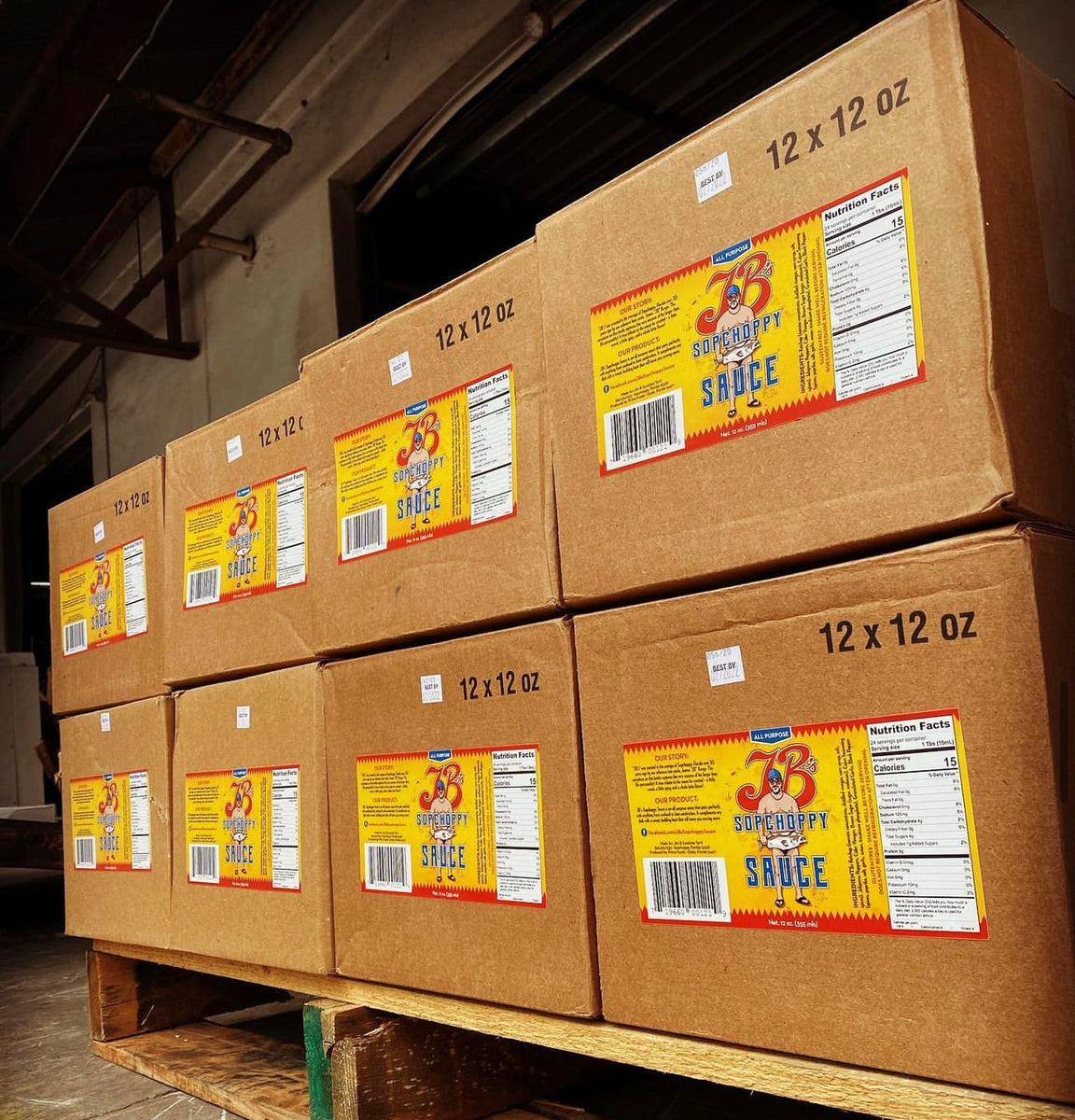 JB’s Sopchoppy Sauce CASE (1212oz bottles) JB's Sopchoppy Sauce