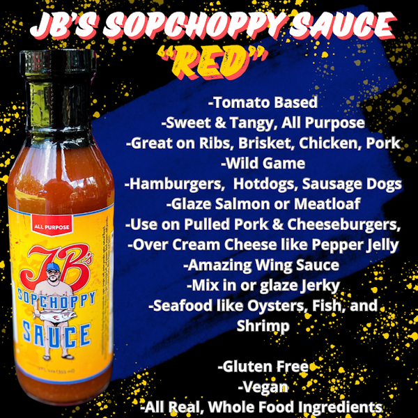 JB's Sopchoppy Sauce 12oz Bottle
