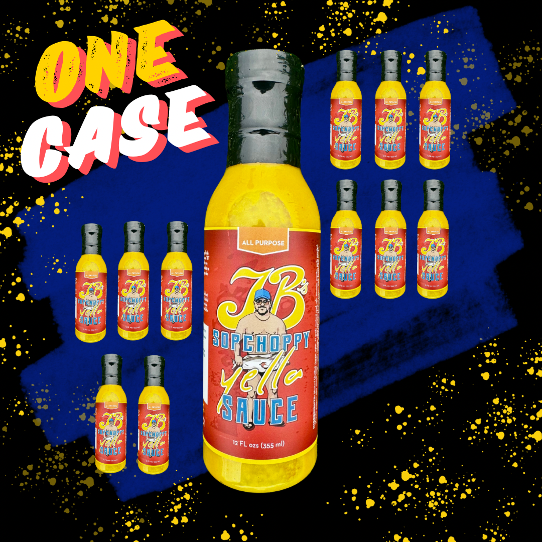 JB's Sopchoppy Sauce “Yella” CASE (12-12oz bottles) *AUTOMATICALLY