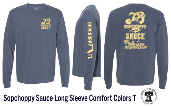 JB's Sopchoppy Sauce Long Sleeve Comfort Colors T